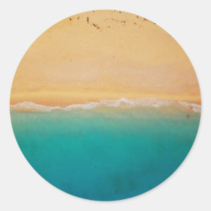 Beach Envelope Seal Stickers