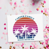 Beach Family Reunion Custom Cruise Summer Vacation