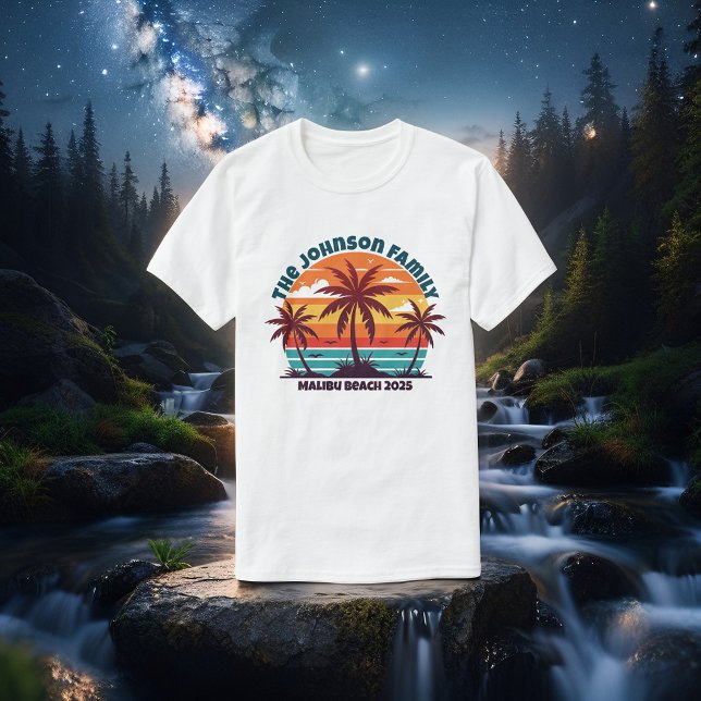 Beach Family Reunion Custom Cruise Summer Vacation T-Shirt (Creator Uploaded)
