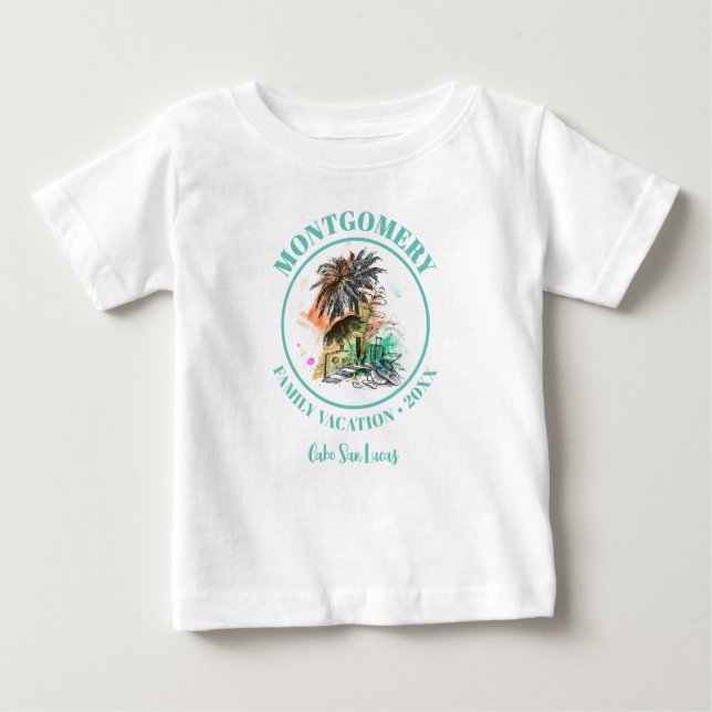 Beach Family Reunion Summer Vacation Baby T-Shirt (Front)