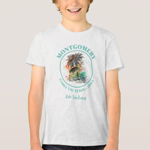 Beach Family Reunion Summer Vacation Tri-Blend Shirt