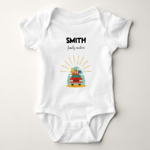 Beach Family Vacation Matching Baby Bodysuit