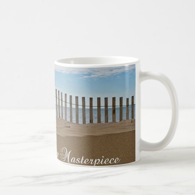 Beach fence coffee mug (Right)