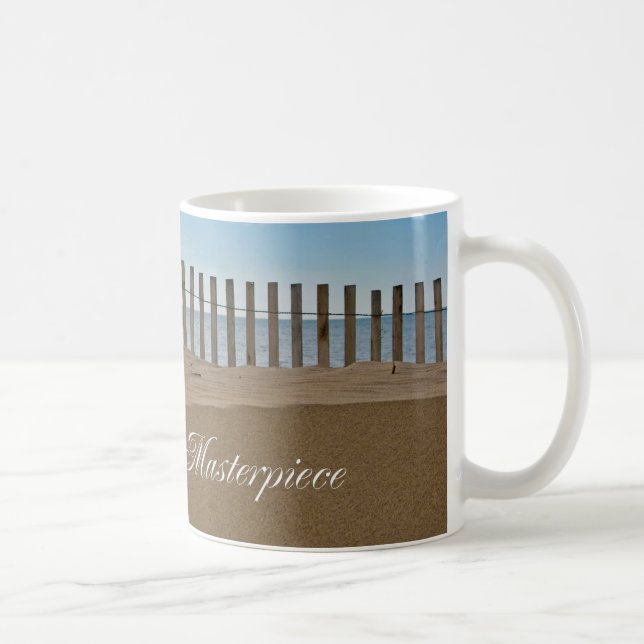 Beach Fence Coffee Mug (Right)