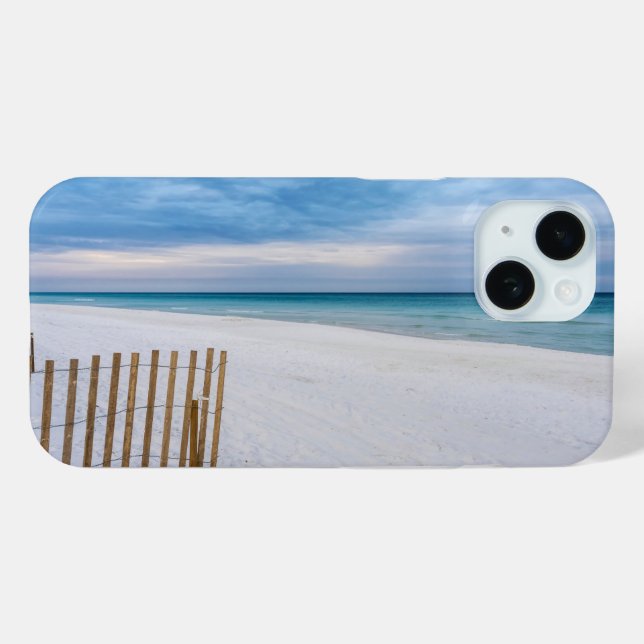 Beach Fence Morning Destin Florida iPhone Case (Back (Horizontal))