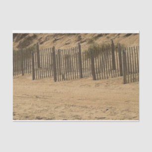 beach fence outer banks tissue paper