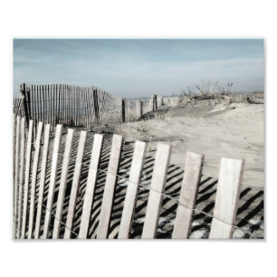 Beach Fence Photo Print