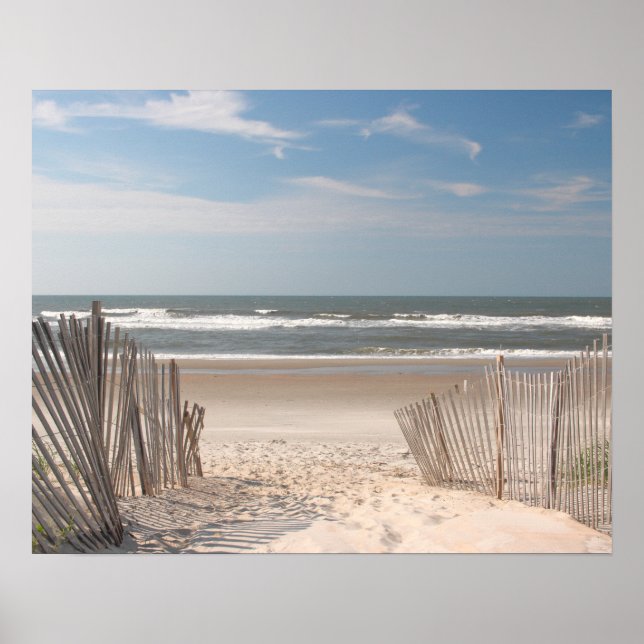 Beach Fence Poster (Front)