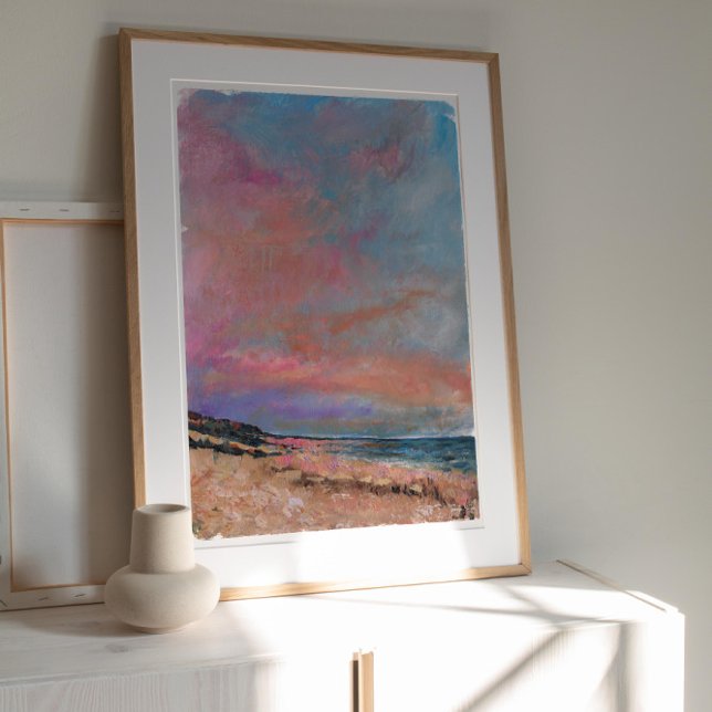 Beach Fine Art Painting Art Print (Creator Uploaded)