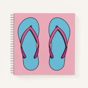 Beach Flip Flops Notebook