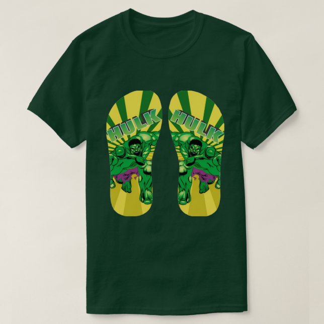 Beach flip flops T-Shirt (Design Front)
