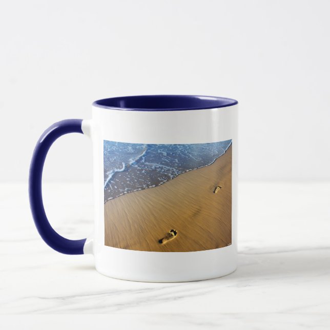 Beach Footsteps Mug (Left)