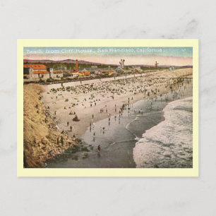 Beach from Cliff House, San Francisco Vintage Postcard