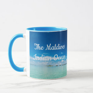 Beach Front Maldives Indian Ocean Mug
