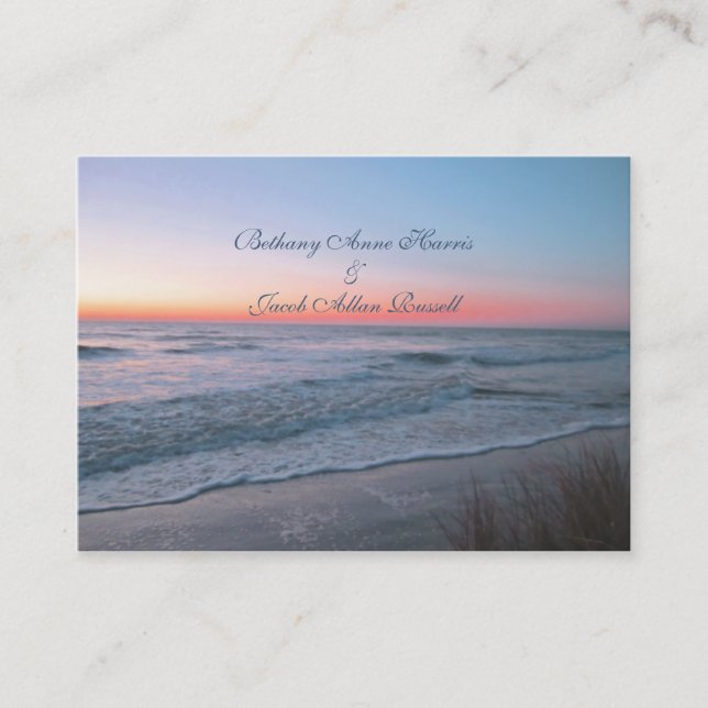 Beach Front View Direction Cards (Front)