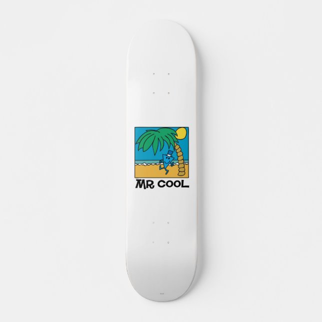 Beach Fun With Mr. Cool Skateboard (Front)