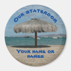 Beach Funny Cruise Ship Stateroom Door Marker