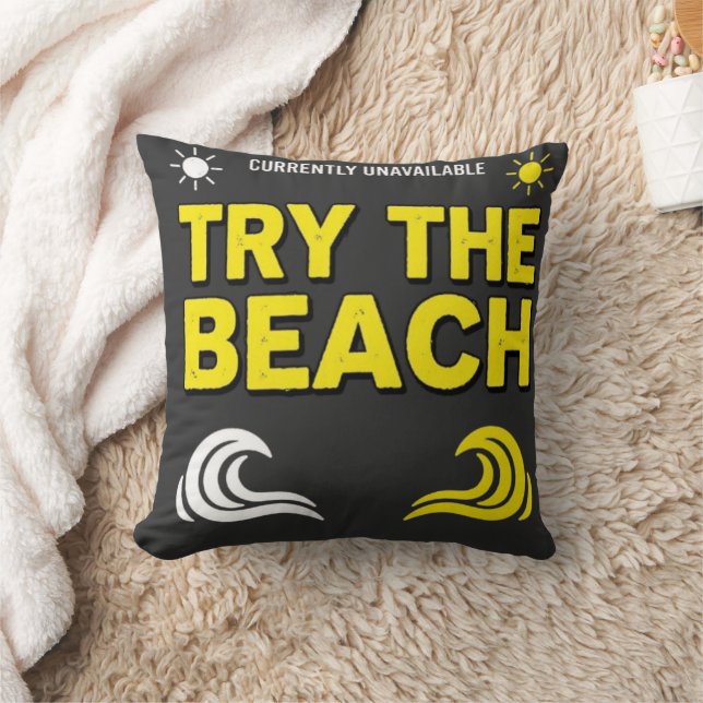  Beach Funny Vacation Cushion (Blanket)
