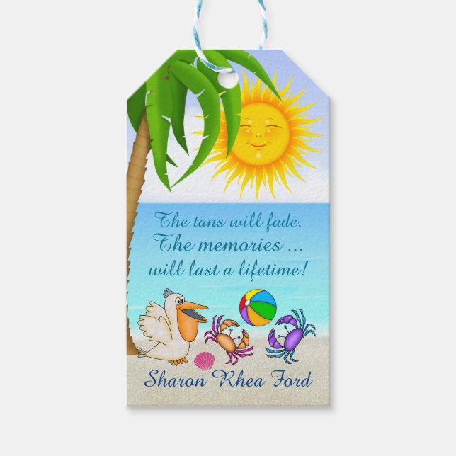 Beach Gift Tag - SRF (Front)