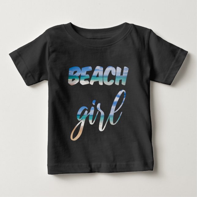 Beach Girl Baby T-Shirt (Front)