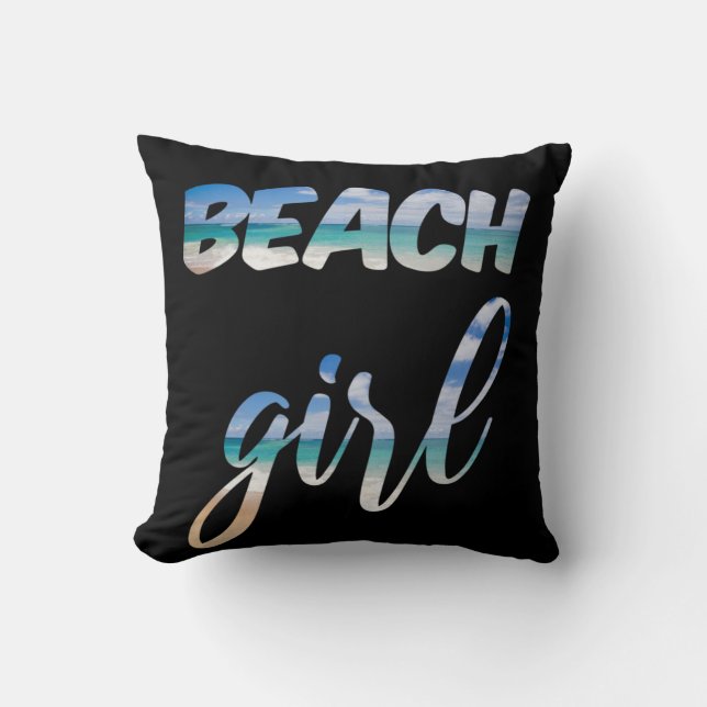 Beach Girl Cushion (Front)