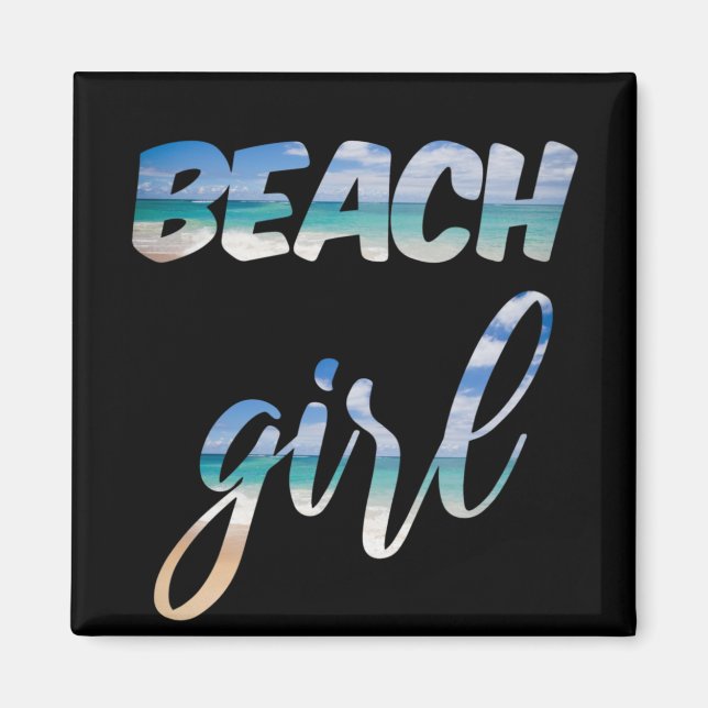 Beach Girl Magnet (Front)