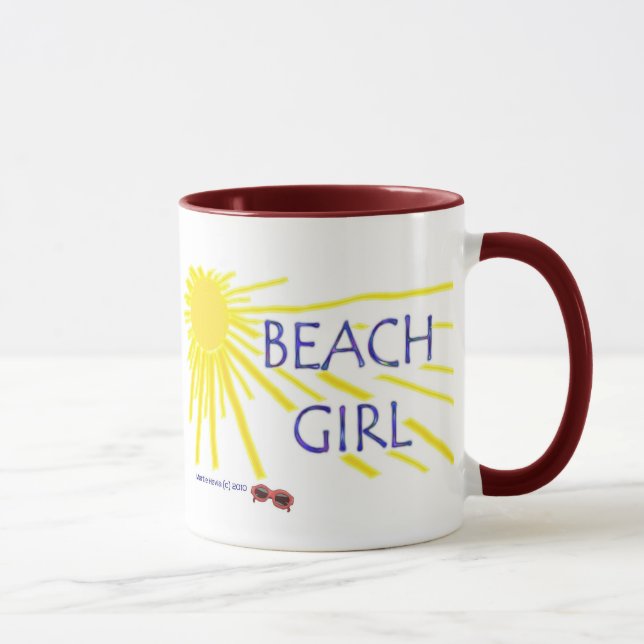 Beach Girl Mug (Right)