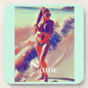 Beach Girl Thunder_Cove  Coaster