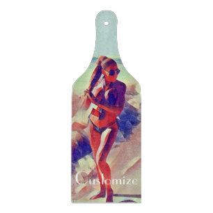Beach Girl Thunder_Cove Cutting Board