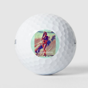 Beach Girl Thunder_Cove Golf Balls