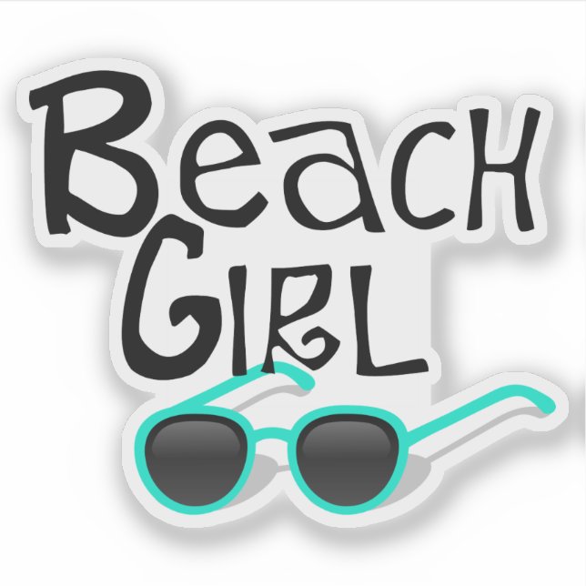 Beach Girl with sunglasses (Front)