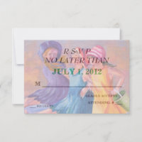 BEACH GIRLFRIENDS CUSTOMIZABLE RSVP CARDS