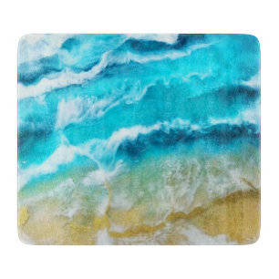 Beach Glass Cutting Board