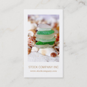 Beach Glass & Seashells Business Card
