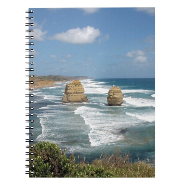 Beach Glow Spiral Notebook (Front)