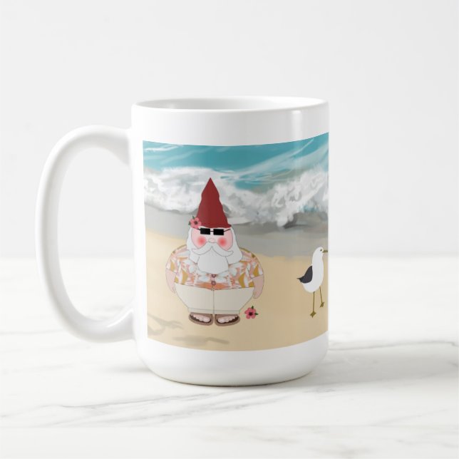 Beach Gnome MugMug Coffee Mug (Left)