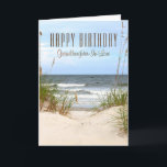 Beach Granddaughter-In-Law Birthday Card<br><div class="desc">Beach Granddaughter-In-Law Happy Birthday</div>