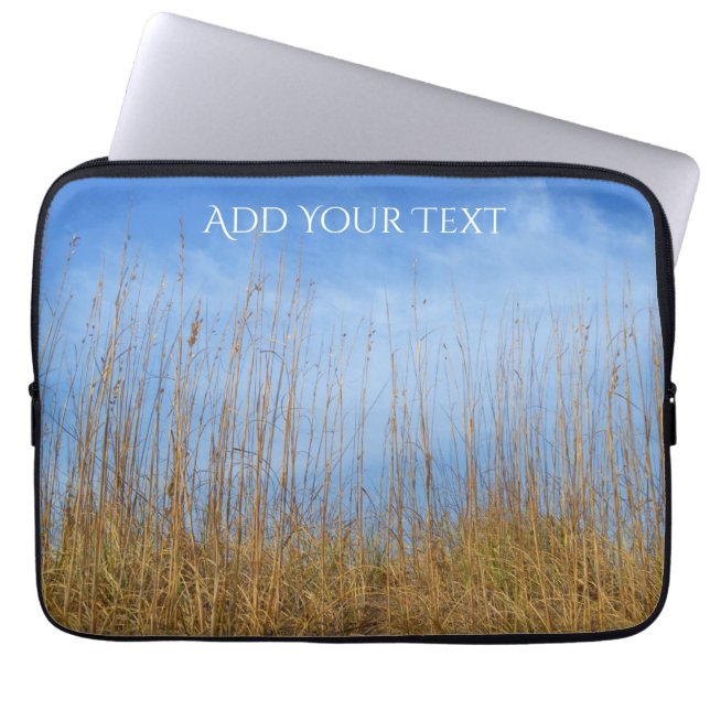 Beach Grass by Shirley Taylor Laptop Sleeve (Front)