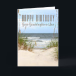 Beach Great-Granddaughter-in-Law Birthday Card<br><div class="desc">Great-Granddaughter-in-Law Beach</div>