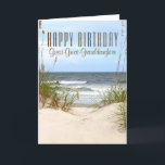 Beach Great-Great-Granddaughter Birthday Card<br><div class="desc">Great-Great-Granddaughter Beach</div>
