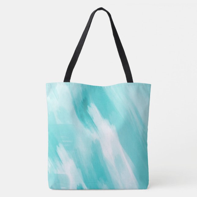 Beach Grocery Shopping Weekend Re-Useable Tote Bag (Back)