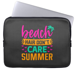 Beach Hair Don't Care Summer-54804 Laptop Sleeve