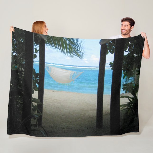 BEACH HAMMOCK  FLEECE BLANKET (In Situ)