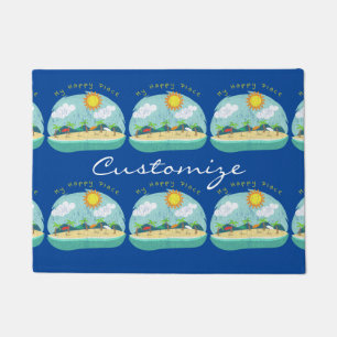Beach Happy Place Thunder_Cove Doormat