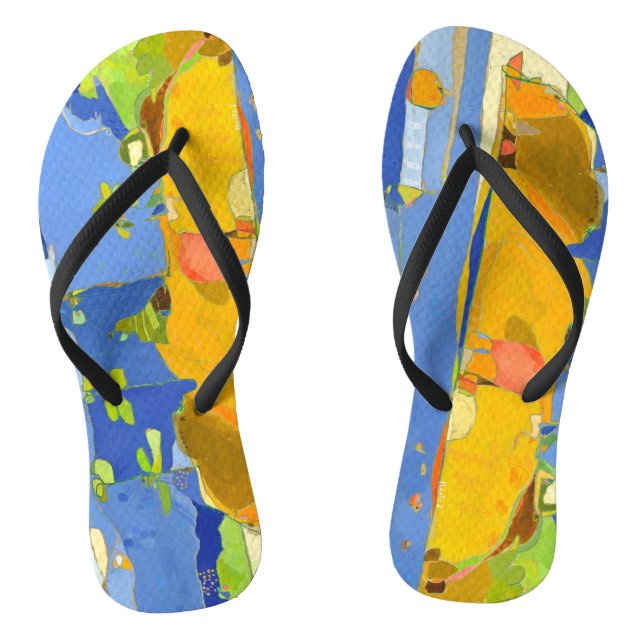 Beach Haven Freeman Island Flip Flops (Footbed)