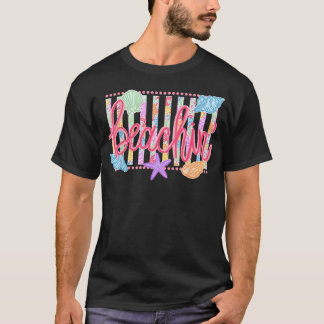 Beach Hawaii Summer Vacation Beachin' Seashell T-Shirt