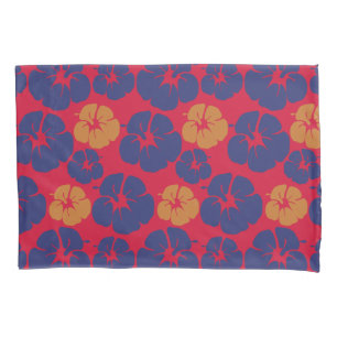 Beach Hibiscus Tropical Floral Pillowcase