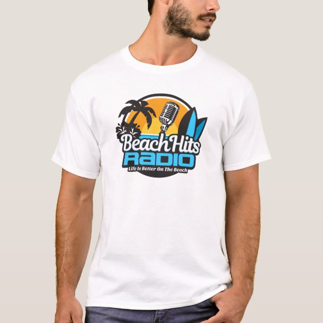 Beach Hits Radio - Logo T-Shirt (Front)