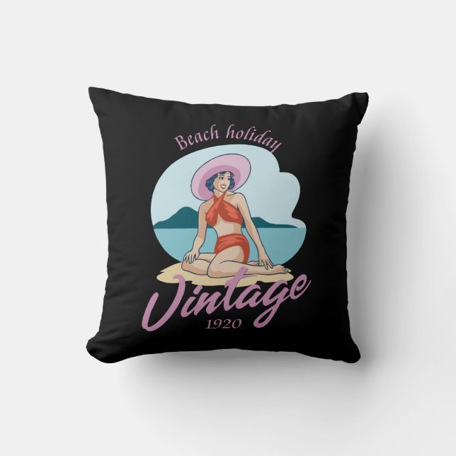 Beach holidays  cushion (Front)