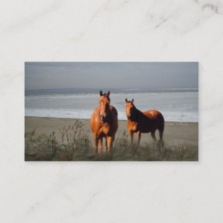 Beach Horses Business Card